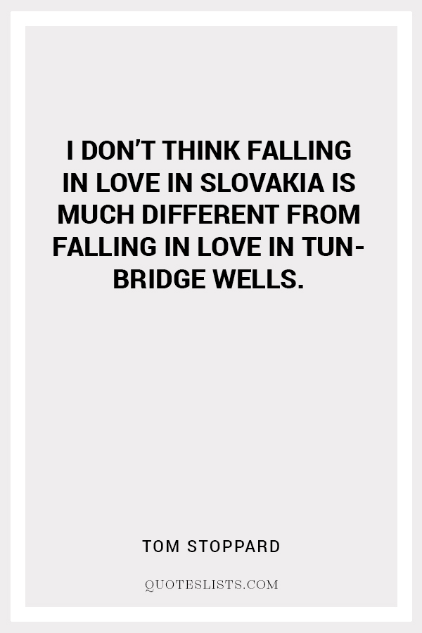 True Love quote by Tom Stoppard