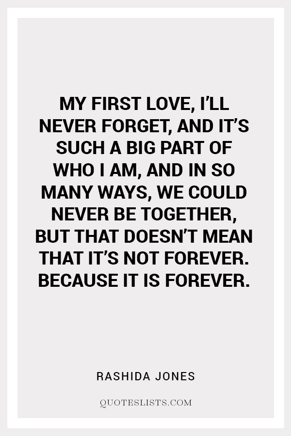 my first love quotes