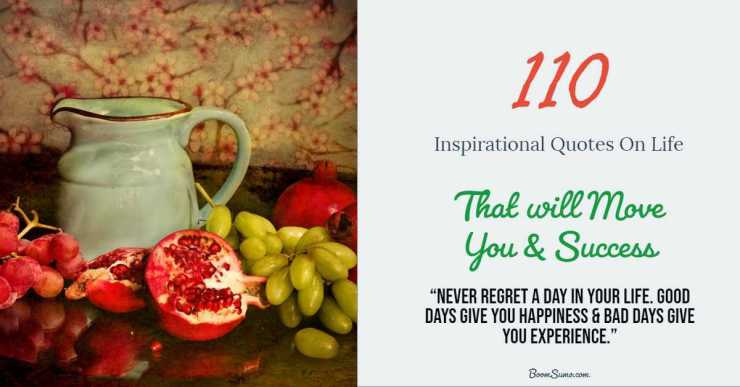 108 Inspirational Quotes On Life That Will Move You Success