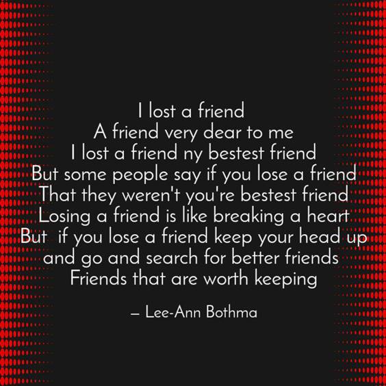 Collection : 30 Best Friendship Hurt Quotes - A True Friend's Silence