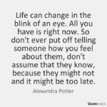 Best Blink Of An Eye Quotes image