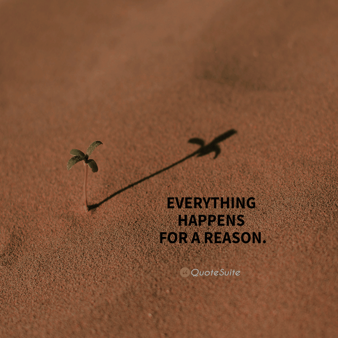 Collection : +27 Everything Happens For A Reason Quotes 2 and Sayings