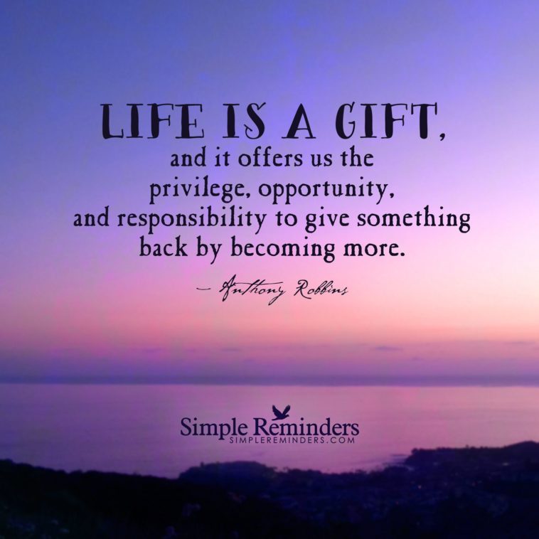 Collection +27 Life Is A Gift Quotes and Sayings with Images