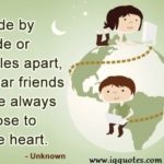 Long Distance Friendship Quotes and Sayings with Images