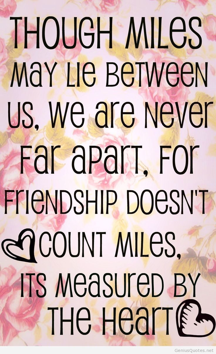 Best Long Distance Friendship Quotes image