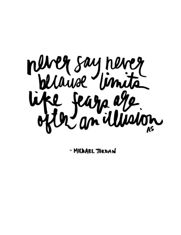 Collection : +27 Never Say Never Quotes and Sayings with Images