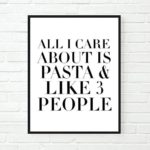 Pasta Quotes 3 and Sayings with Images