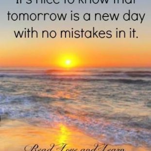 Collection : +27 Tomorrow Is A New Day Quotes and Sayings with Images