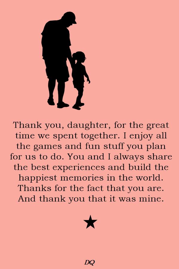 Thank You My Daughter Messages and Quotes Thank You My Daughter Messages and Quotes