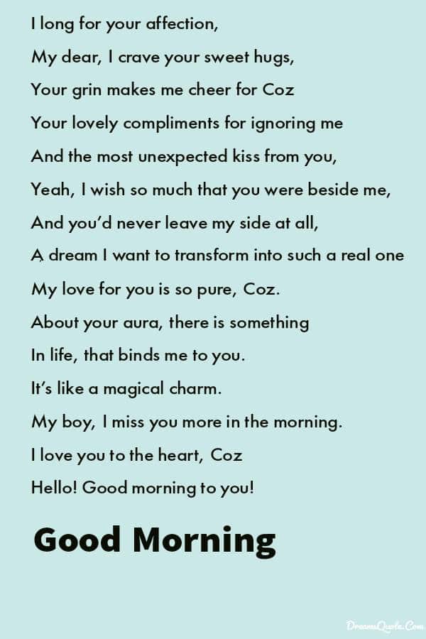 Best Good Morning Poems for Her and Him