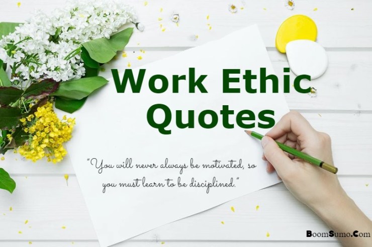 quotes about work ethic