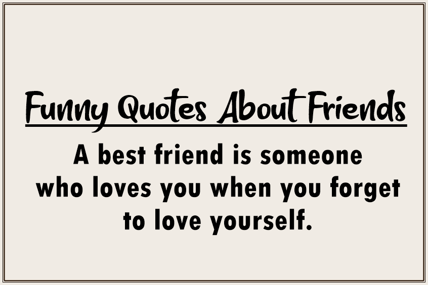 Best Funny Friendship Quotes For Best Friends