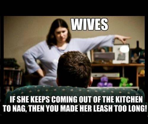 45 Wife Memes That Perfectly Sum Up Married Your husband and wife memes - I promise you it will work. married women She gets annoyed if she has to go into the kitchen for everything, therefore you made her leash overly long.