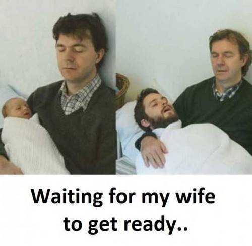 45 Wife Memes That Perfectly Sum Up Married Your Your Wife Romantic Wife Meme - I am waiting for my wife to get dressed. The point in time when you realise you've abandoned your wife.