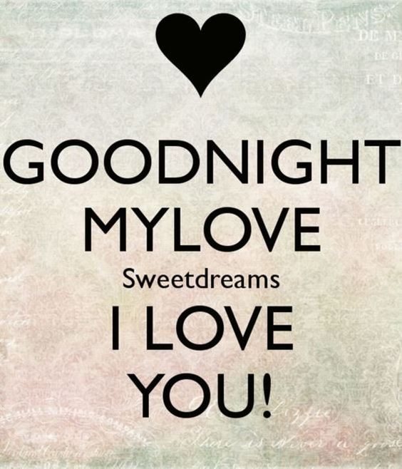 goodnight my sweetheart